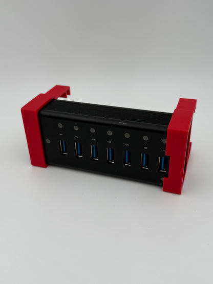 Feste for Icy Box USB-hub – Passer til 40mm aluminiumsprofiler