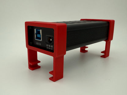Feste for Icy Box USB-hub – Passer til 40mm aluminiumsprofiler